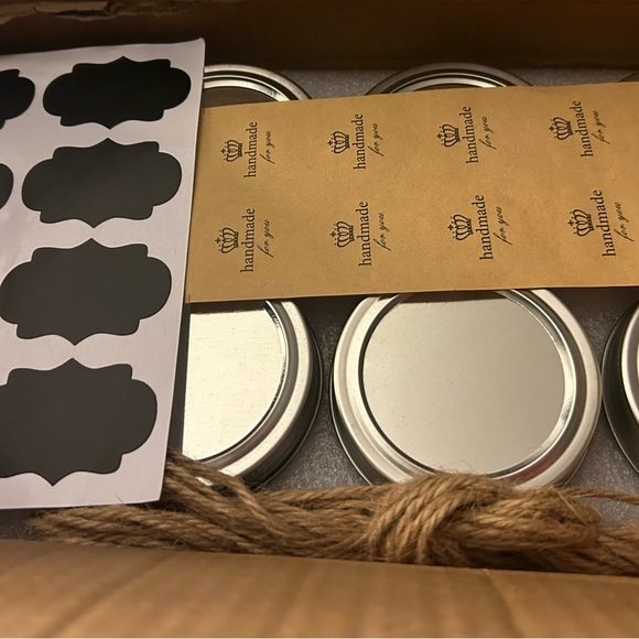 ComSaf Mini Mason Jars 4oz - 8 Pack, Regular Mouth Mason Jar w/Lids & Seal Bands - Picture 6 of 6